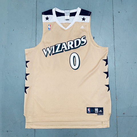 Washington Wizards: Gilbert Arenas 2006/07 Gold Adidas Stitched