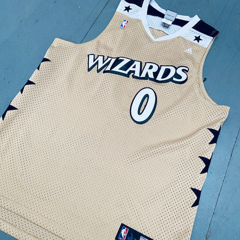 Washington Wizards: Gilbert Arenas 2006/07 Gold Adidas Stitched Jersey –  National Vintage League Ltd.