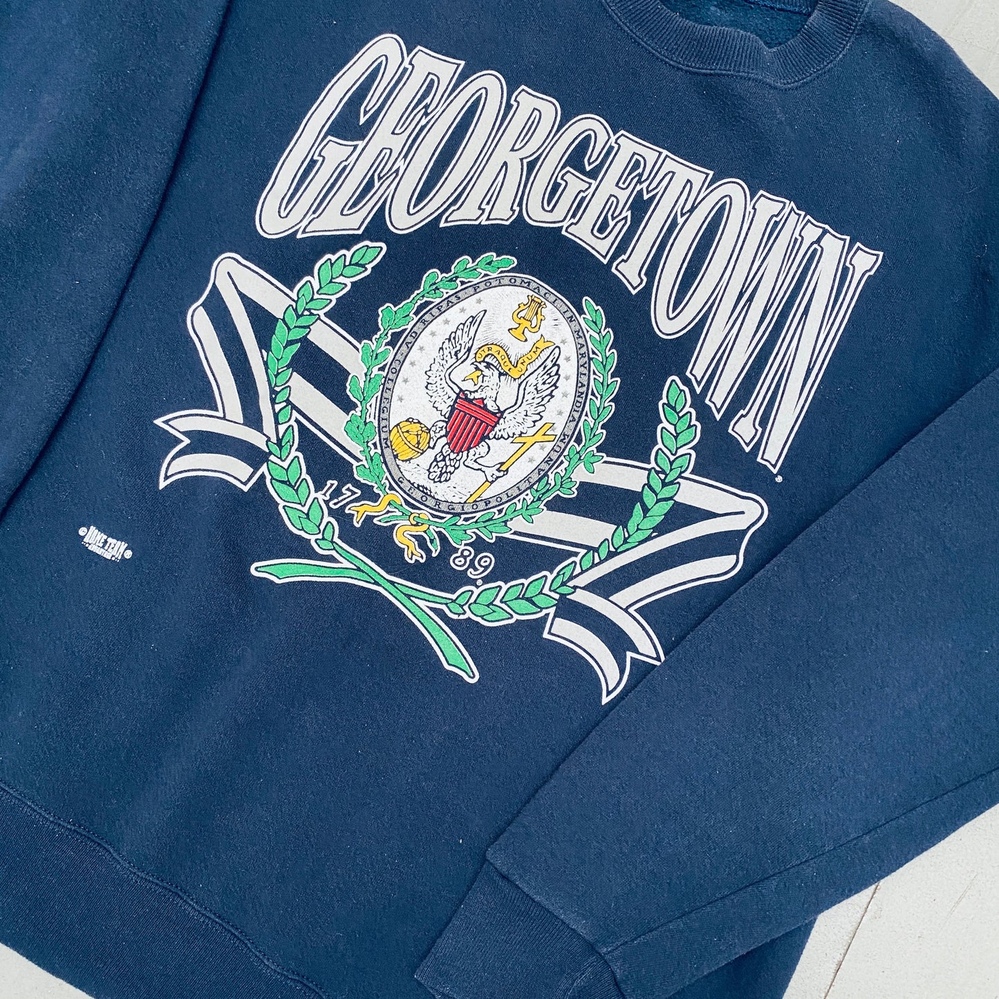 Georgetown Hoyas: 1990's Graphic Spellout Sweat (XL)