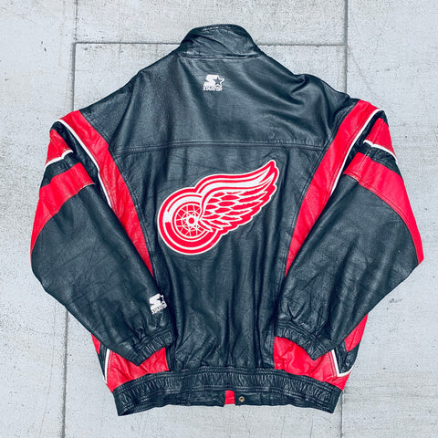 Detroit Red Wings 11X Stanley Cup Full Snap Jacket - 192113529674