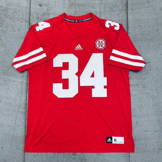 Nebraska Cornhuskers: No. 34 "Trev Alberts" Adidas Jersey (XL)