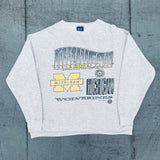 Michigan Wolverines: 1993 Graphic Spellout Sweat (L)