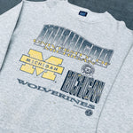 Michigan Wolverines: 1993 Graphic Spellout Sweat (L)