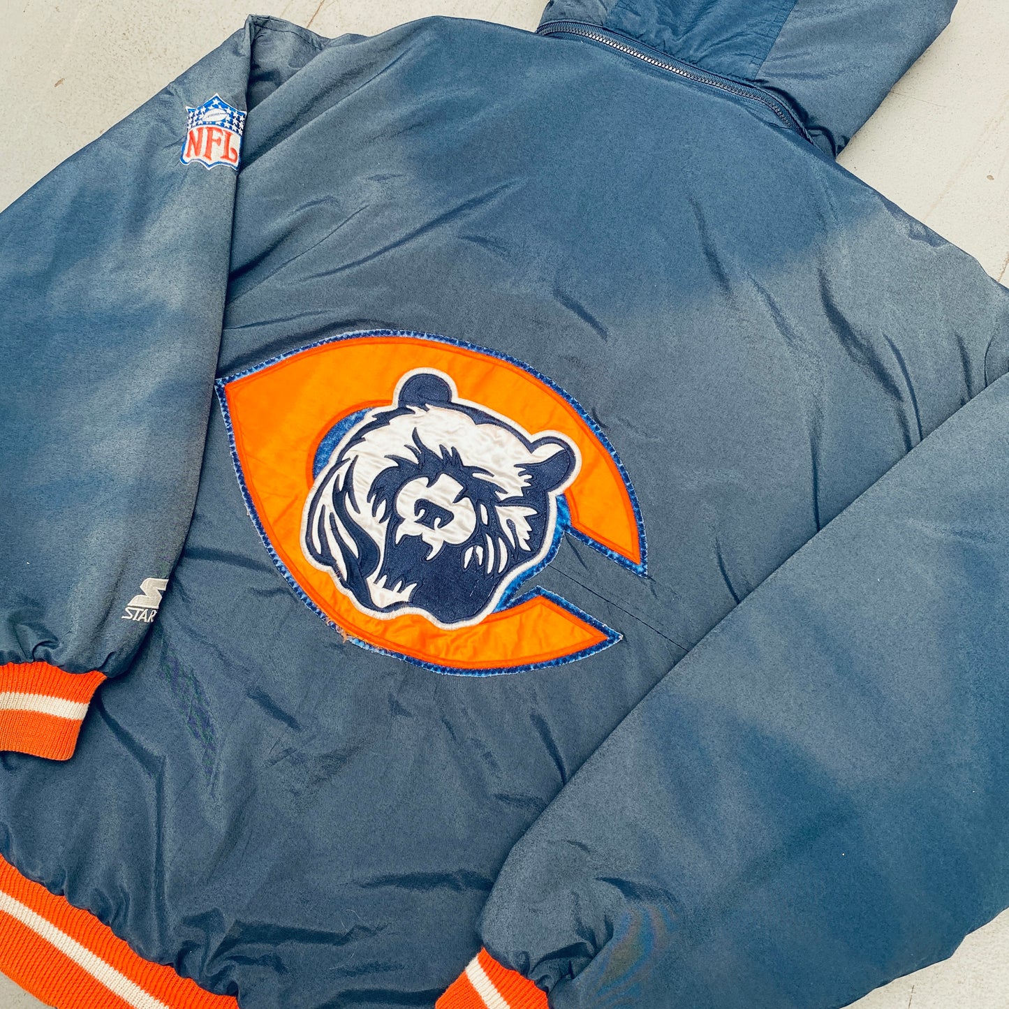 Chicago Bears: 1990's Fullzip Starter Parka Jacket (XL)