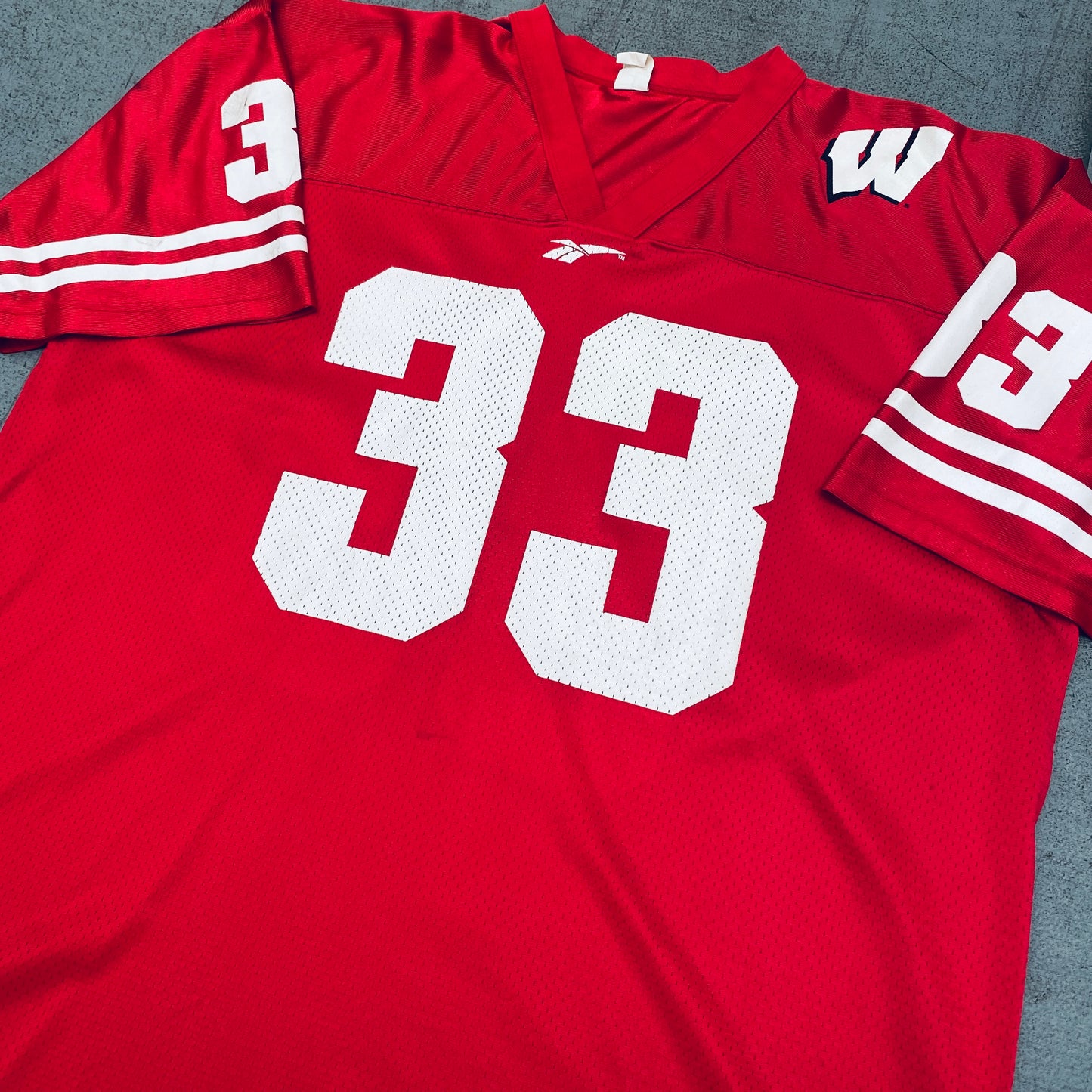 Wisconsin Badgers: No. 33 "Ron Dayne" Reebok Jersey (XL)