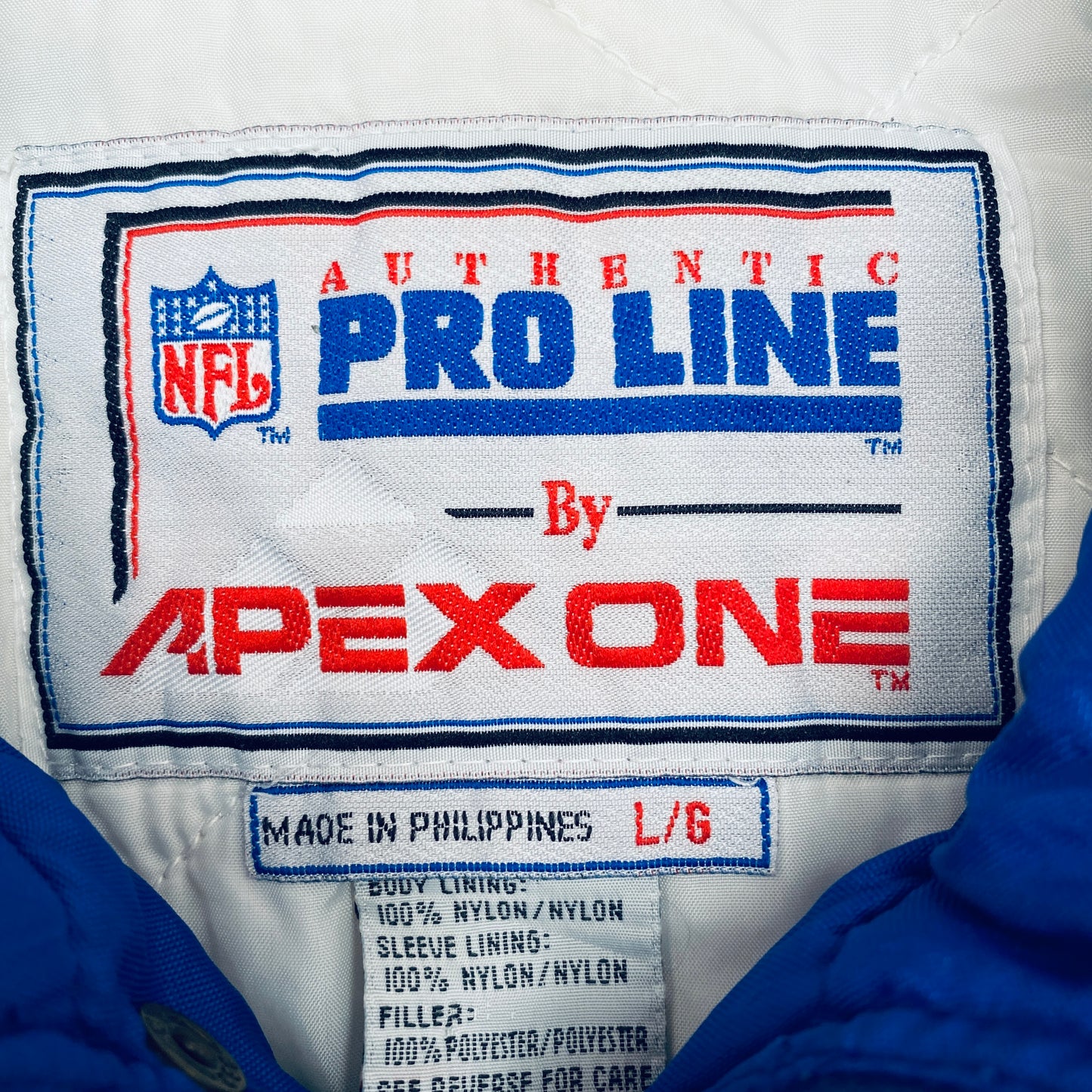 Dallas Cowboys: 1990's Apex One Wave Fullzip Pro Line Jacket (S)