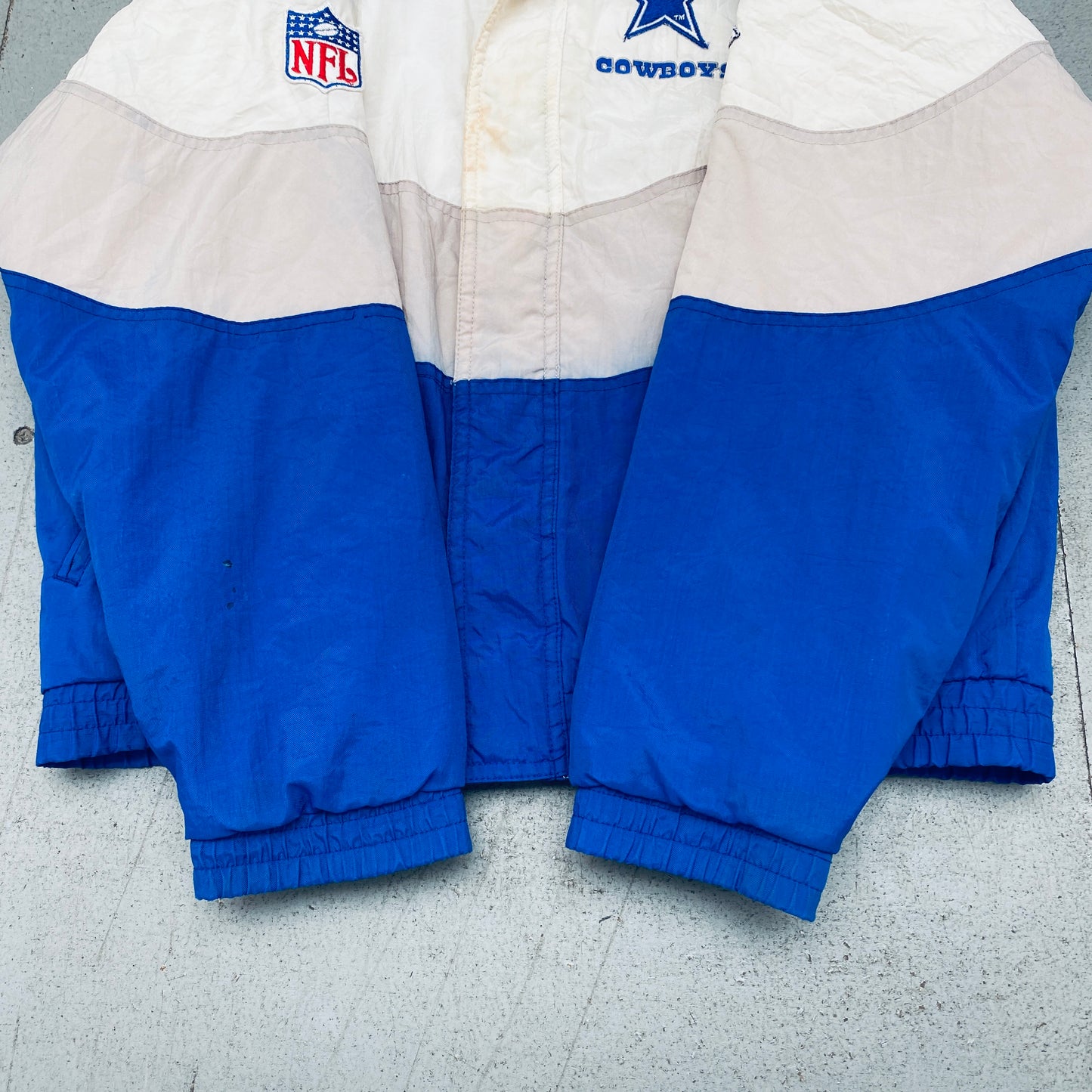 Dallas Cowboys: 1990's Apex One Wave Fullzip Pro Line Jacket (S)