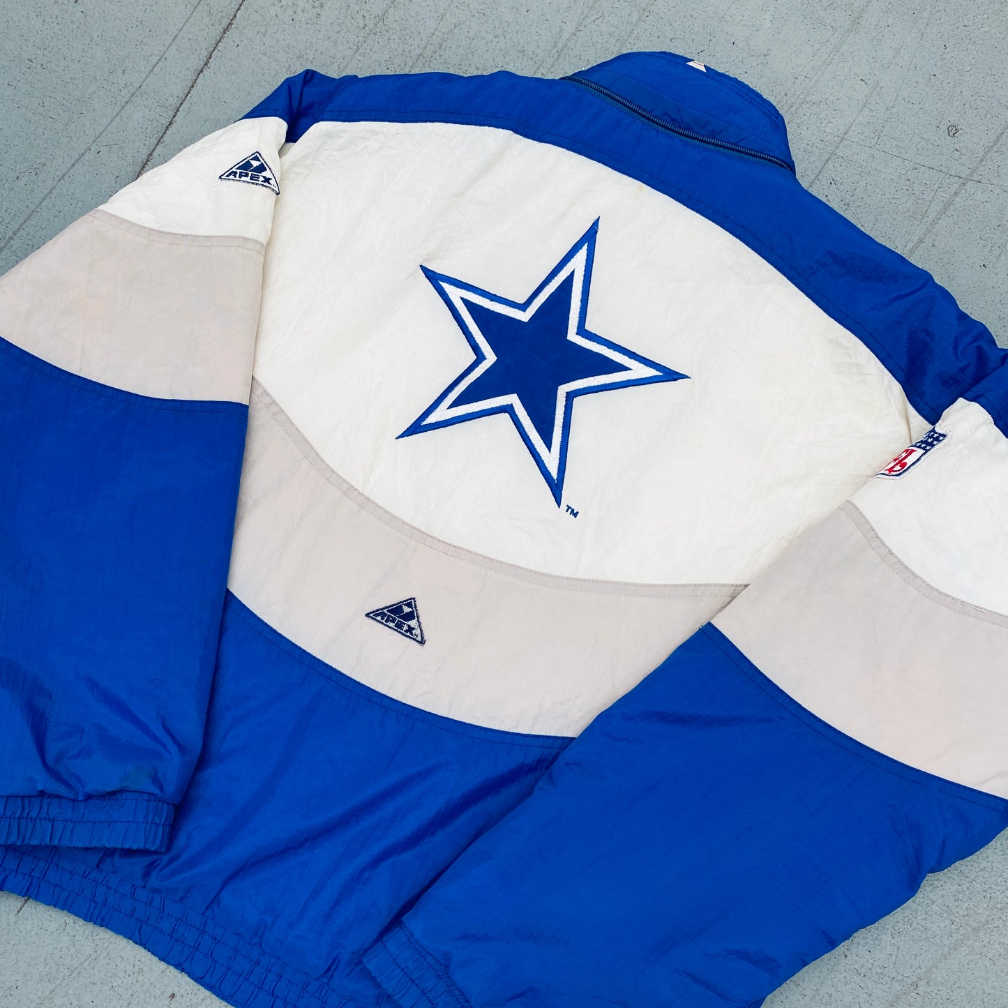 Dallas Cowboys: 1990's Apex One Wave Fullzip Pro Line Jacket (S)