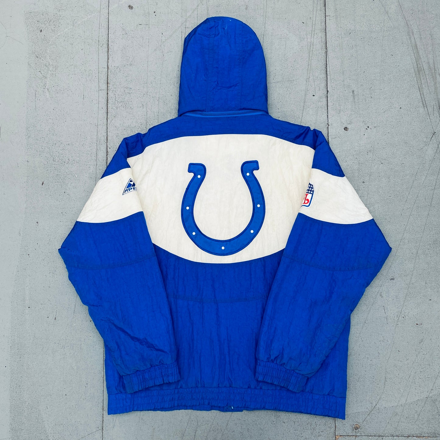 Indianapolis Colts: 1990's Apex One Wave Fullzip Pro Line Jacket (L)