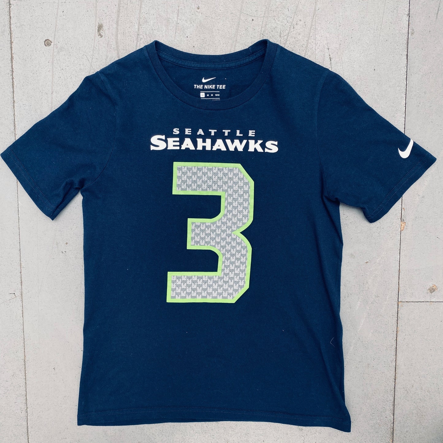 Seattle Seahawks: Russell Wilson Fan Tee (XS)