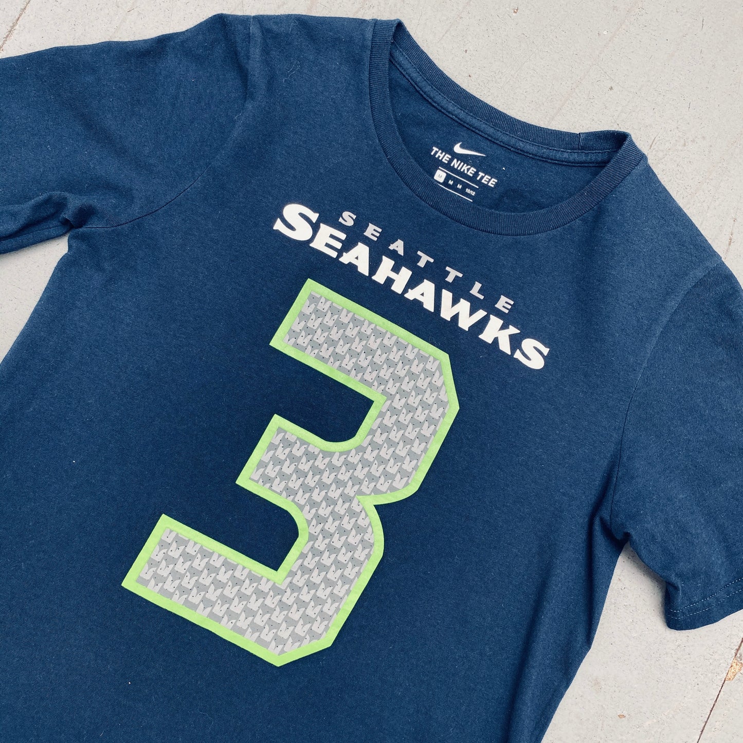 Seattle Seahawks: Russell Wilson Fan Tee (XS)