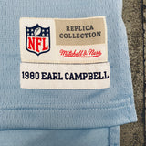 Houston Oilers: Earl Campbell 1980 Throwback Jersey - Stitched (M)