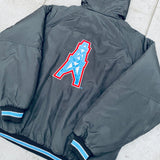 Houston Oilers: 1990's Blackout Fullzip Parka Jacket (L/XL)