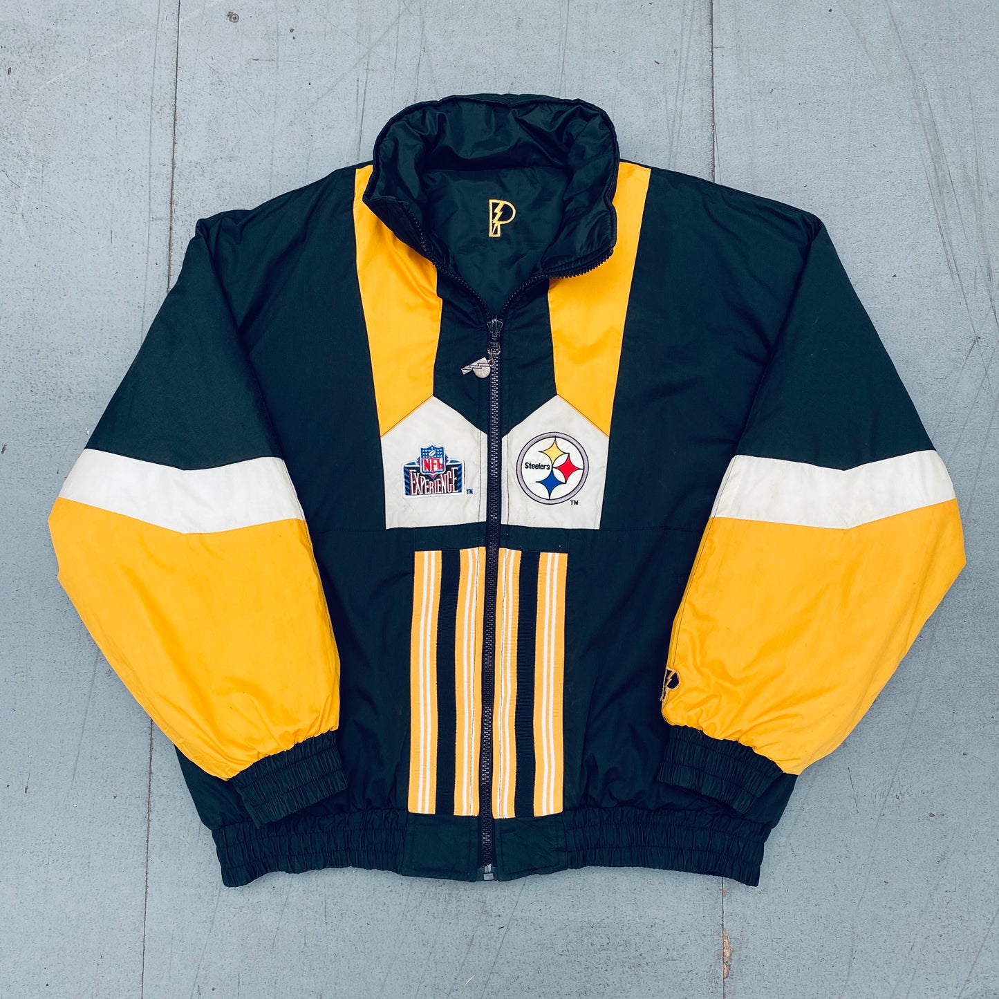 Pittsburgh Steelers: 1990's Pro Player Reversible Fullzip Jacket (XL)