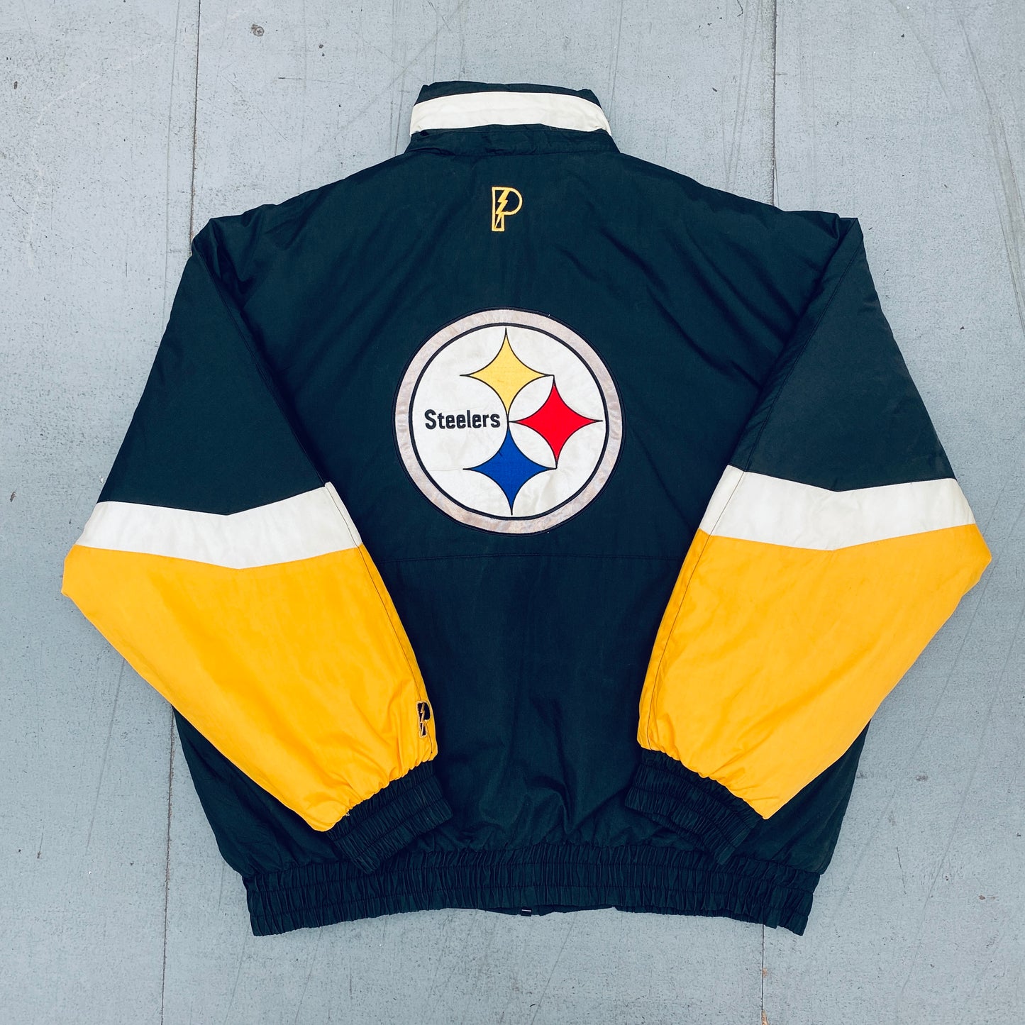 Pittsburgh Steelers: 1990's Pro Player Reversible Fullzip Jacket (XL)