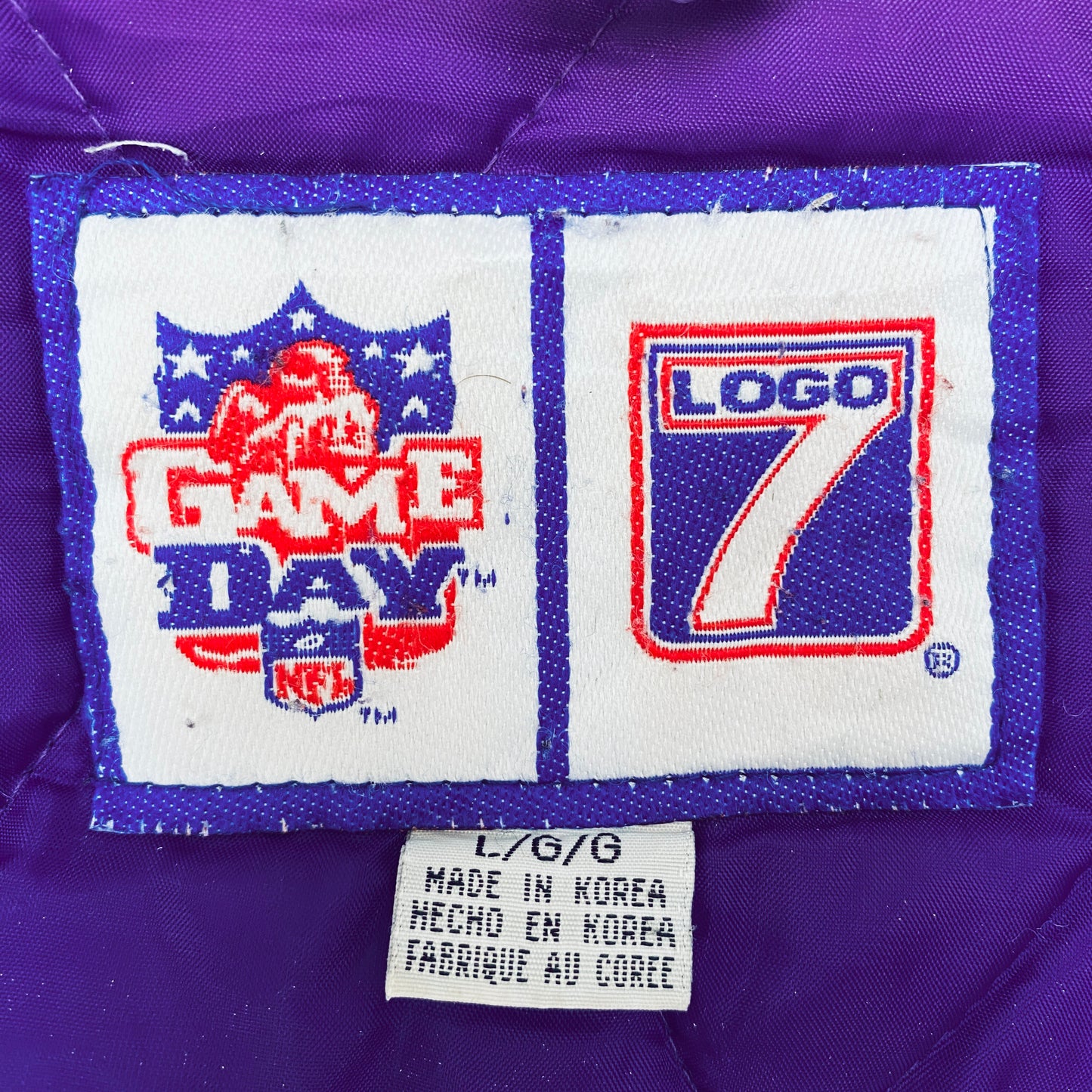 Baltimore Ravens: 1996 Logo 7 "Old Logo" Reverse Spellout Fullzip Parka Jacket (L)