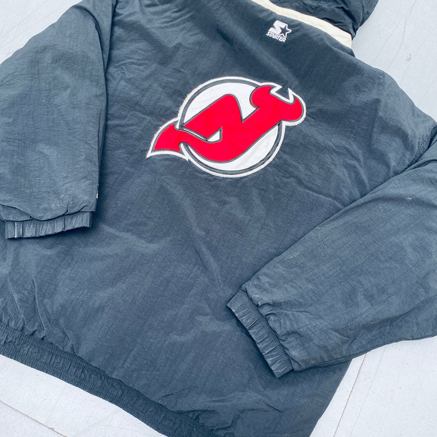 New Jersey Devils: 1990's Starter Fullzip Jacket (XXL)