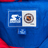 New York Rangers: 1990's Fullzip Starter Jacket (M)