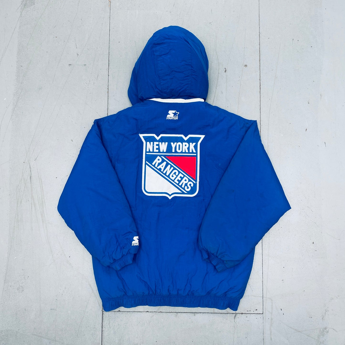 New York Rangers: 1990's Fullzip Starter Jacket (M)