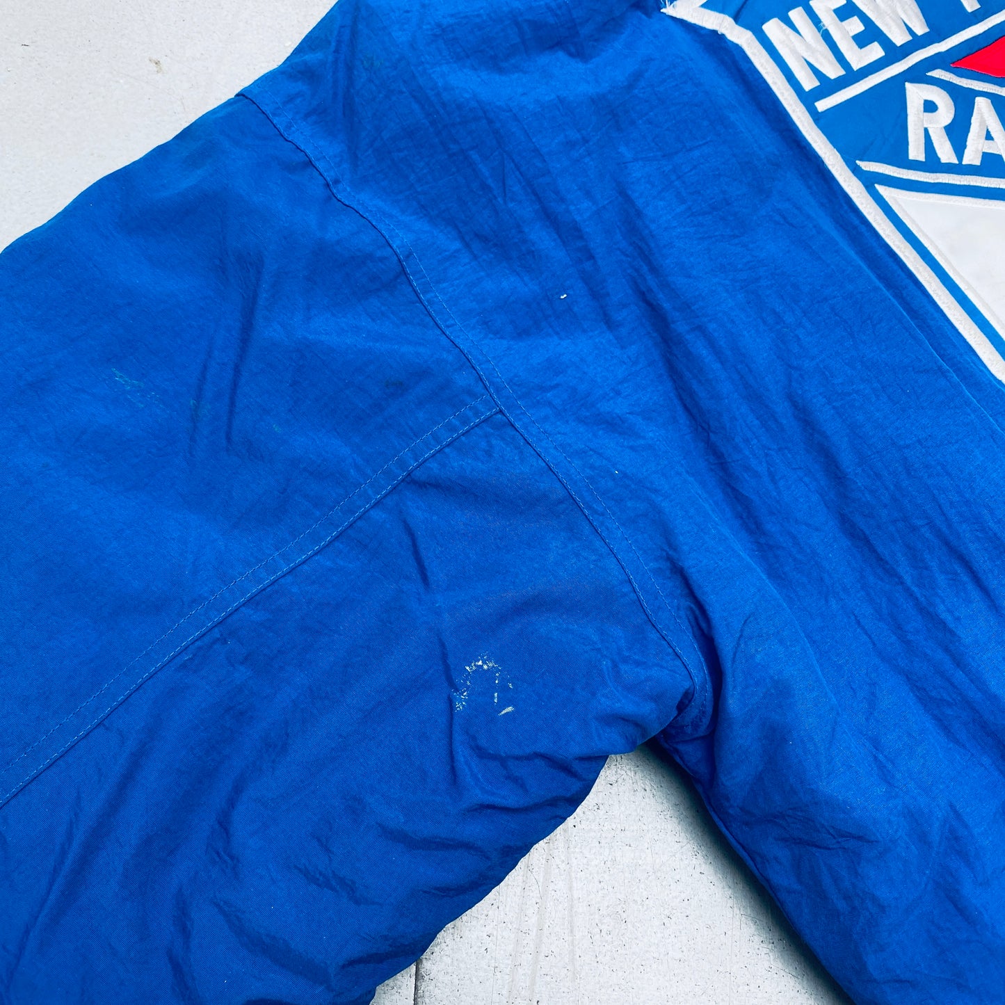 New York Rangers: 1990's Fullzip Starter Jacket (M)