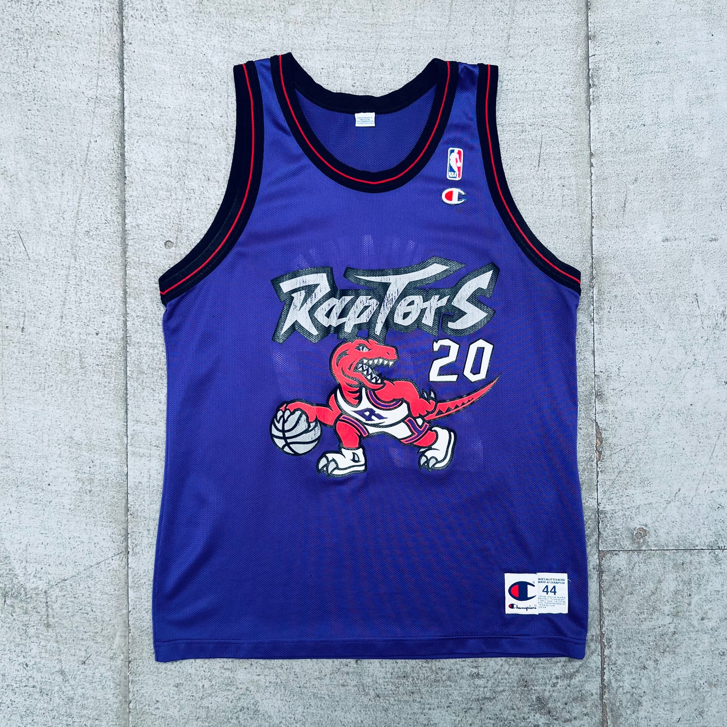 Toronto Raptors: Damon Stoudamire 1995/96 Rookie Champion Jersey (M)