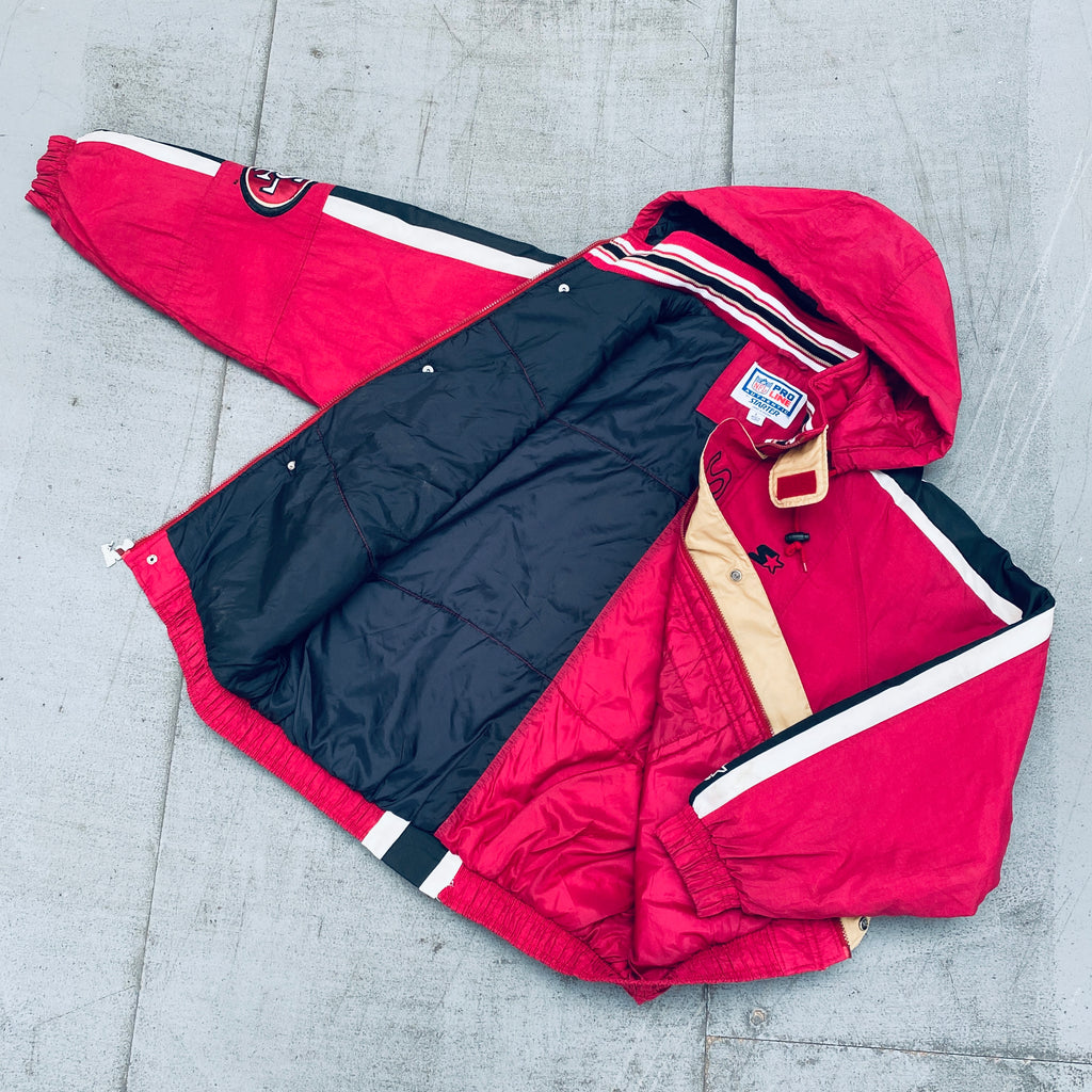 San Francisco 49ers: 1990's Fullzip Proline Starter Chavron Jacket (XL –  National Vintage League Ltd.