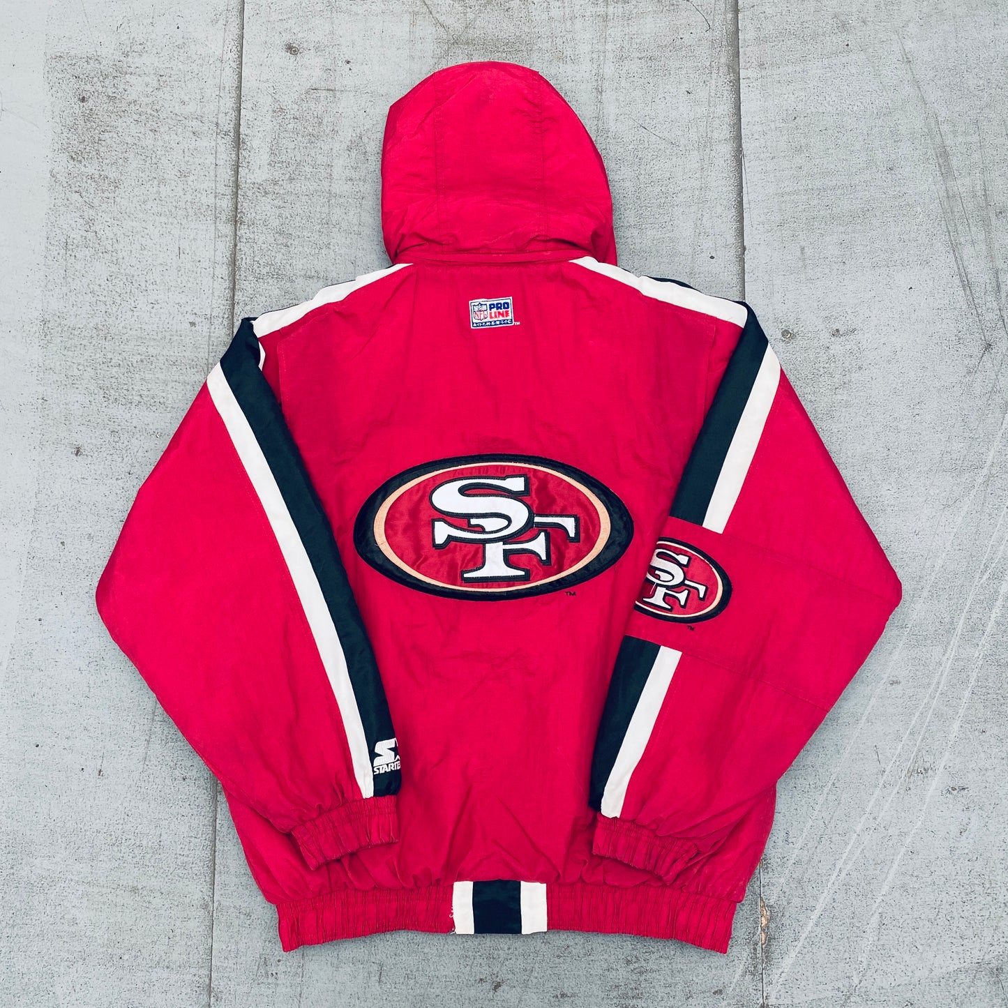 San Francisco 49ers: 1990's Fullzip Proline Starter Jacket (L)