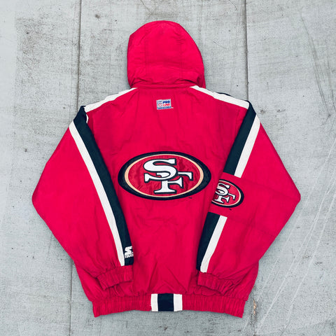 Vintage 1990s San Francisco 49ers NFL Full Zip Starter Jacket -  Israel