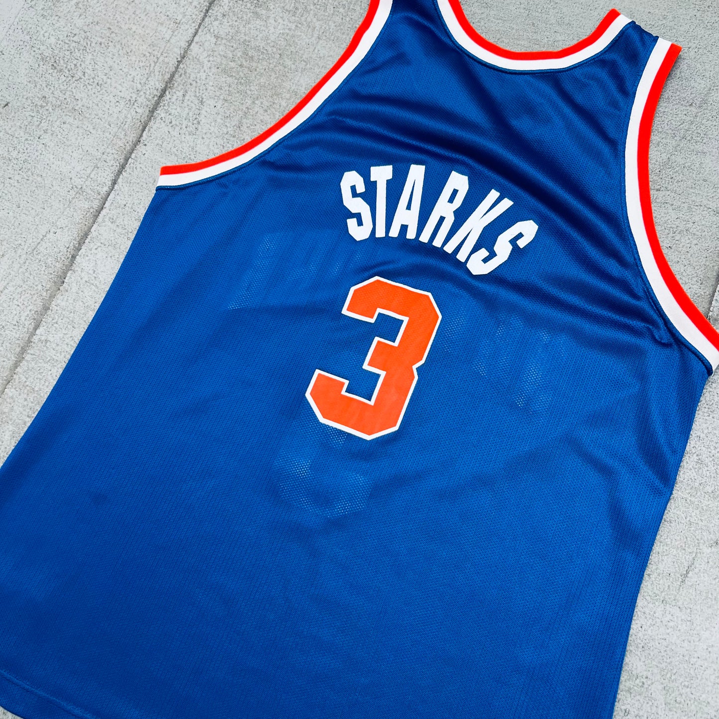 New York Knicks: John Starks 1994/95 Champion Jersey (L)