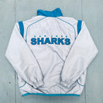 San Jose Sharks: 2005 GIII Sports 1/4 Zip Rink Side jacket (M)