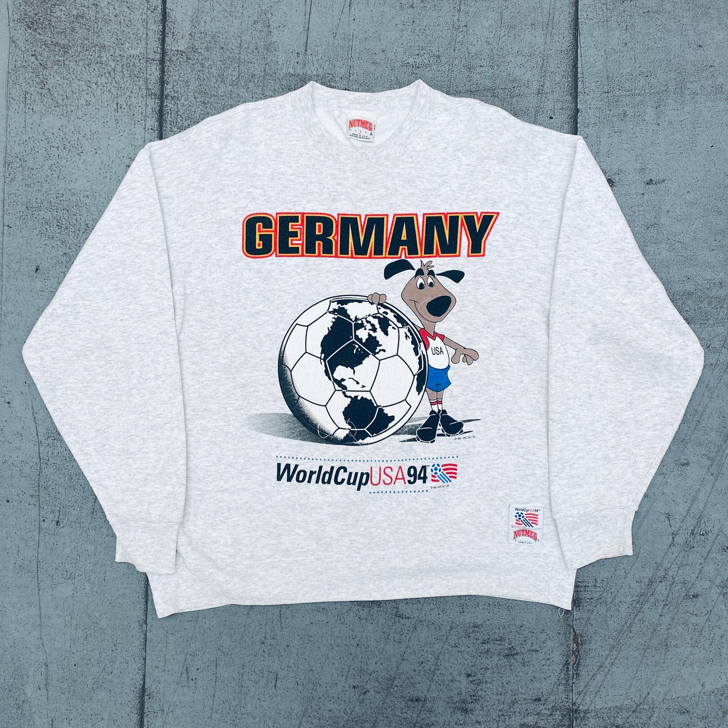 Germany: 1991 Nutmeg Mills World Cup USA 94 Graphic Sweat (XL)