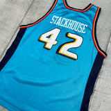 Detroit Pistons: Jerry Stackhouse 1997/98 Teal Champion Jersey (L/XL)