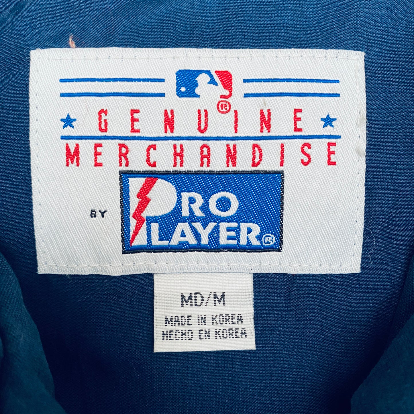 Cleveland Indians: 1990's Pro Player Canvas Fullzip Jacket (M)