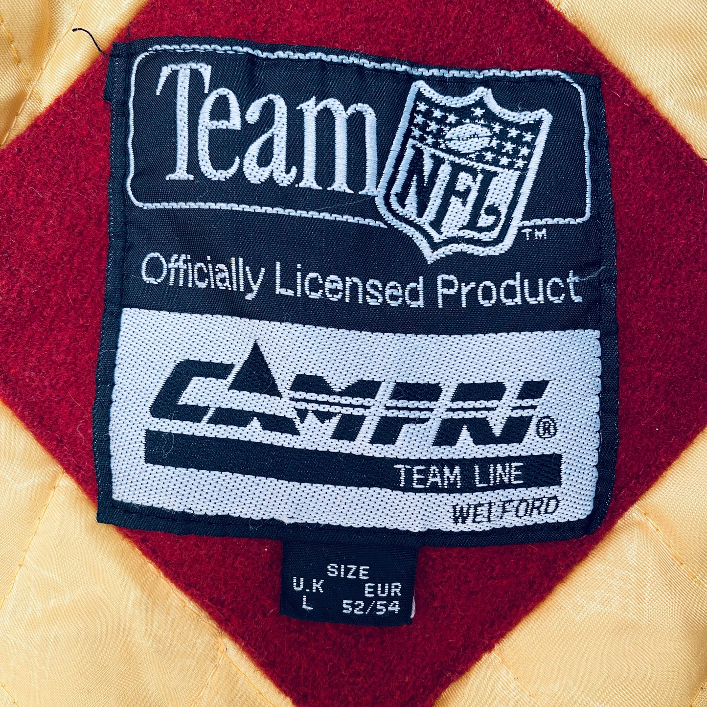 Washington Redskins: 1990's Campri Wool Fullzip Bomber Jacket (L/XL)