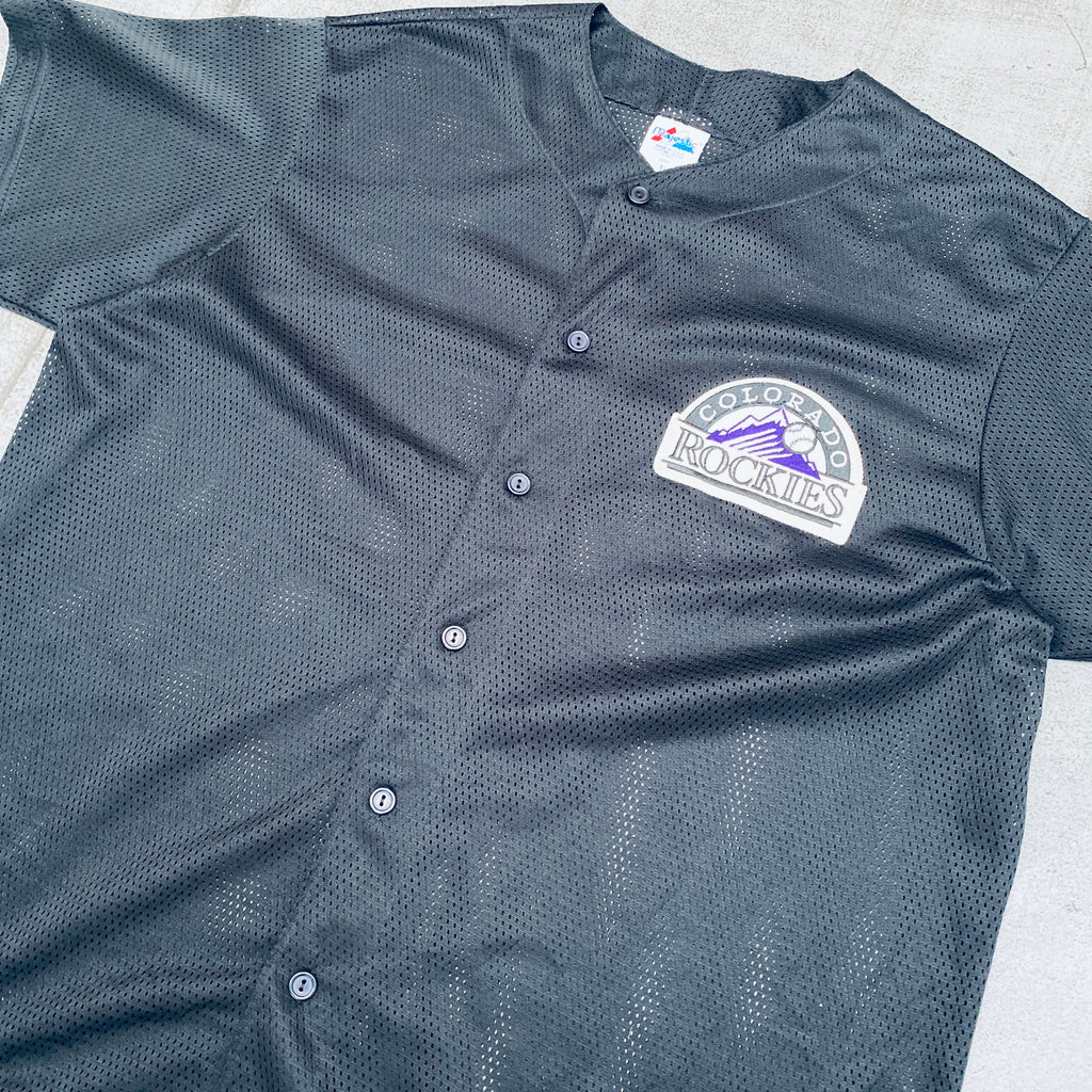 Colorado Rockies: 1990's Black Majestic Batting Practice Jersey (XL) –  National Vintage League Ltd.