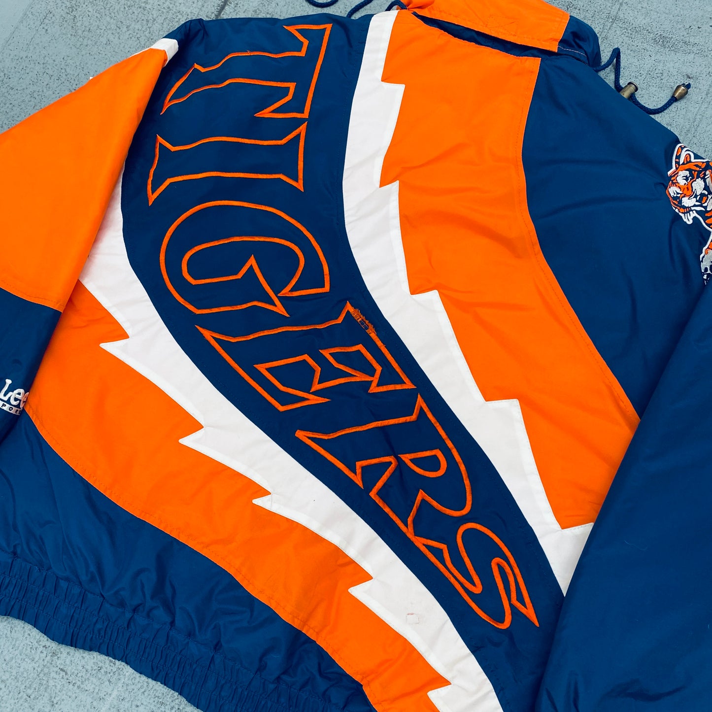 Auburn Tigers: 1990's Lee Sport All Over Spellout Fullzip Jacket (L)