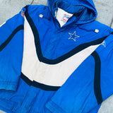 Dallas Cowboys: 1990's Apex One "Ice Cream Man" Wave Fullzip Proline Jacket (L)