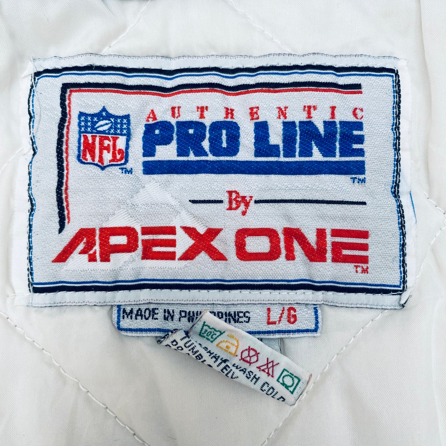 Dallas Cowboys: 1990's Apex One "Ice Cream Man" Wave Fullzip Proline Jacket (L)