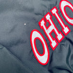 THE Ohio State Buckeyes: 1990's Blackout Spellout Starter Sideline Jacket (XL)
