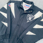 Oakland Raiders: 1990's Apex One Sharktooth Fullzip Proline Jacket (M)