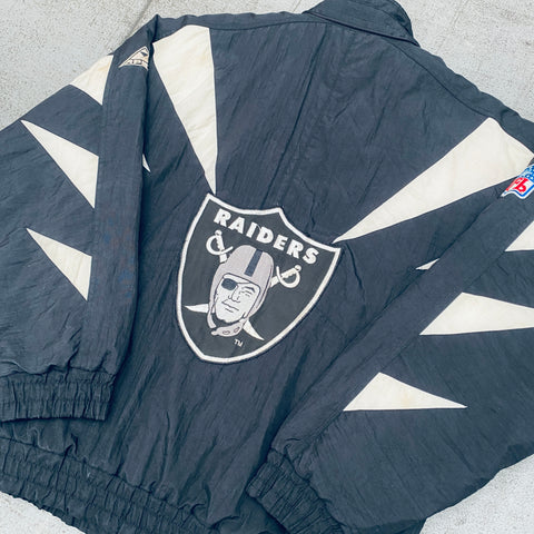 Vintage Oakland Raiders Nike Pro Line 90s Jacket Size XL 