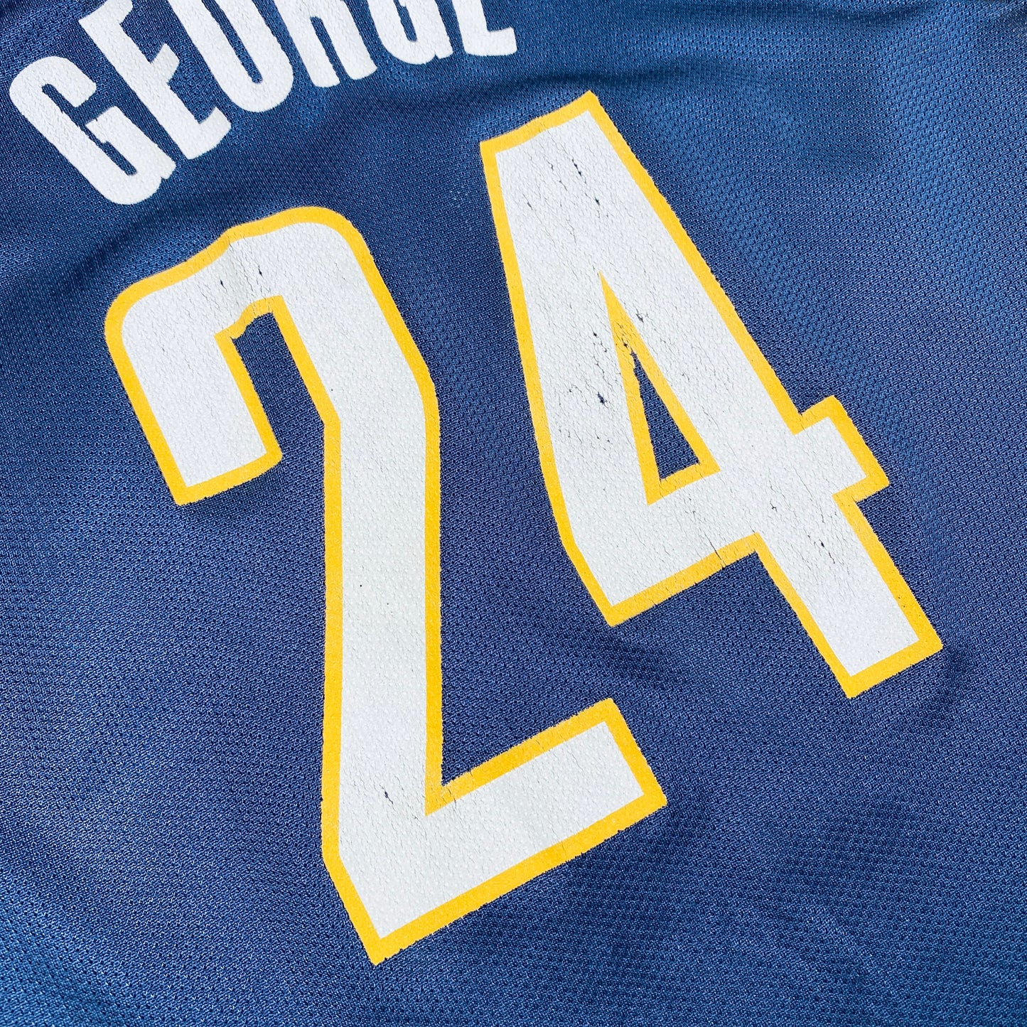 Indiana Pacers: Paul George 2014/15 Navy Blue NBA Apparel Jersey (XXL)