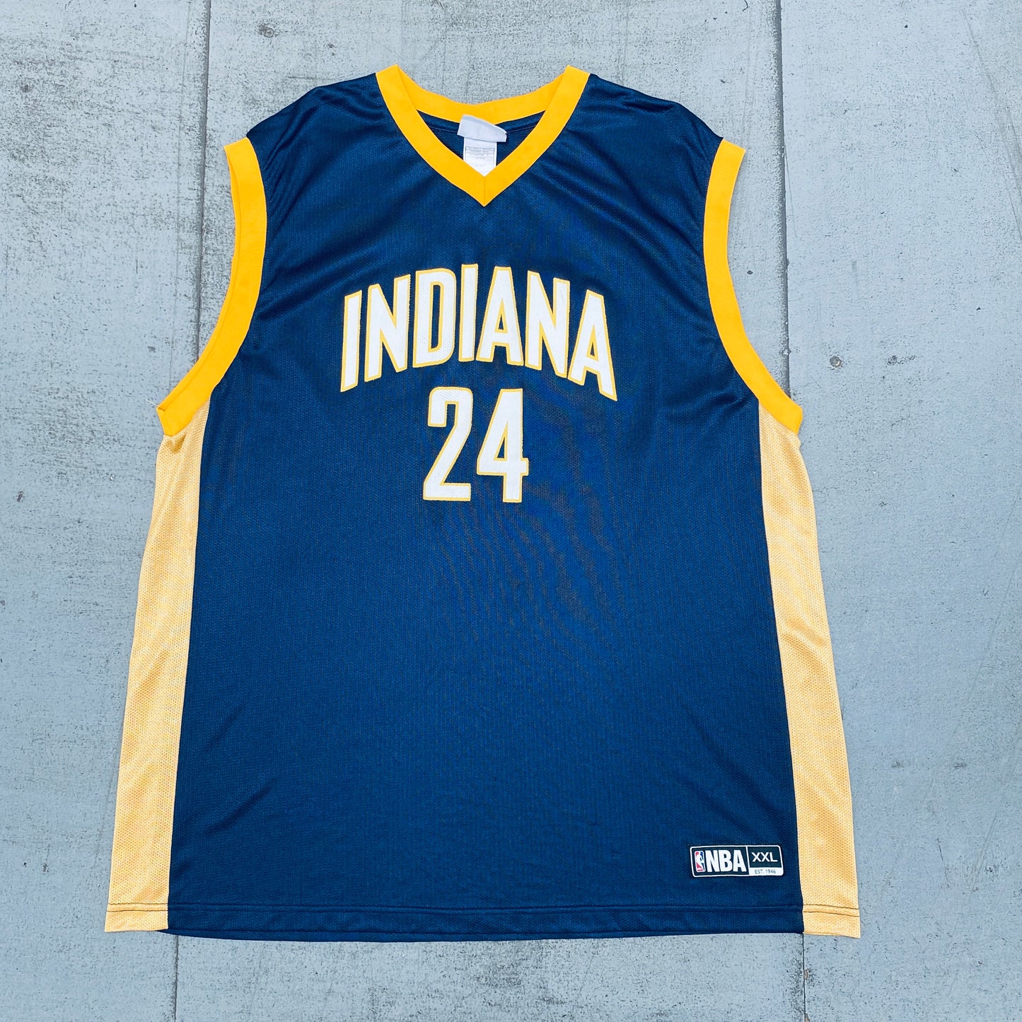 Indiana Pacers: Paul George 2014/15 Navy Blue NBA Apparel Jersey (XXL)