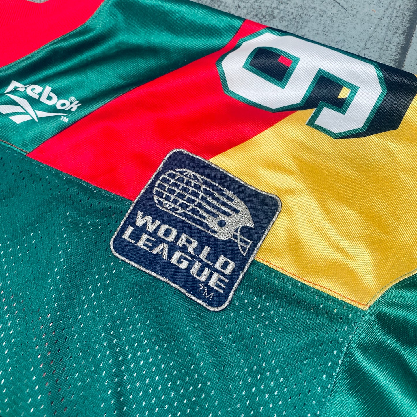 WLAF: Barcelona Dragons 1995 Reebok Jersey (XL)