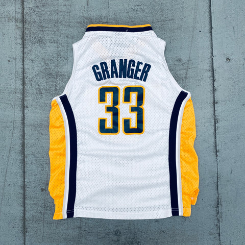 XL Blue PinStripe- Indiana Pacers Stiched - Reggie Miller jersey