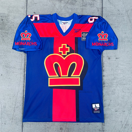 WLAF: London Monarchs 1995 Reebok Jersey (L)