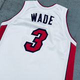 Miami Heat: Dwyane Wade 2003/04 Rookie White Champion Jersey (S/XS)