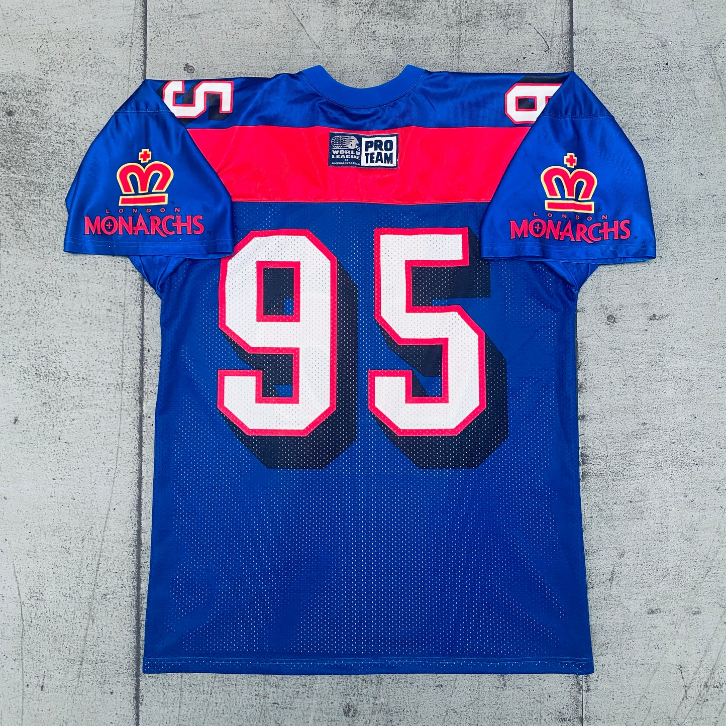 WLAF: London Monarchs 1995 Reebok Jersey (L)