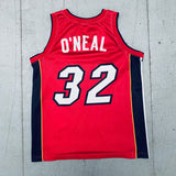 Miami Heat: Shaquille O'Neal 2004/05 Red Champion Jersey (S)