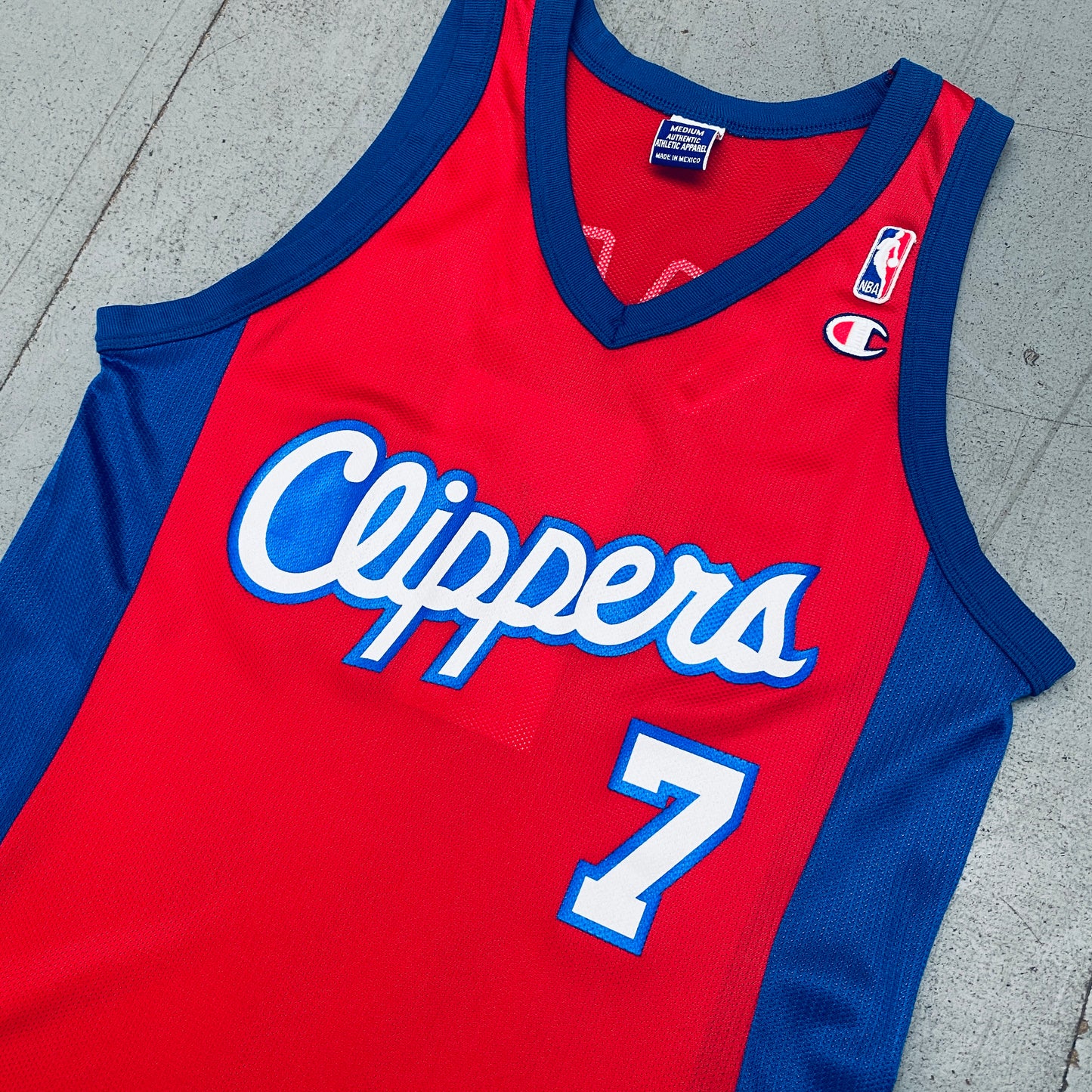 Los Angeles Clippers: Lamar Odom 1999/00 Rookie Red Champion Jersey (M)